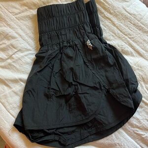 Free People Athletic Black Skirt with Embellishment